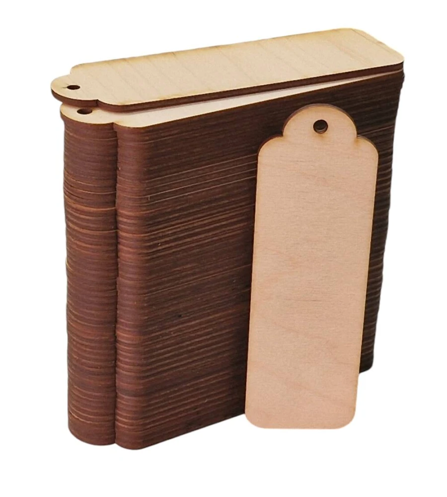 Drewniana zakładka do książki 15x5cm nr. 3 Decor - 50szt #1