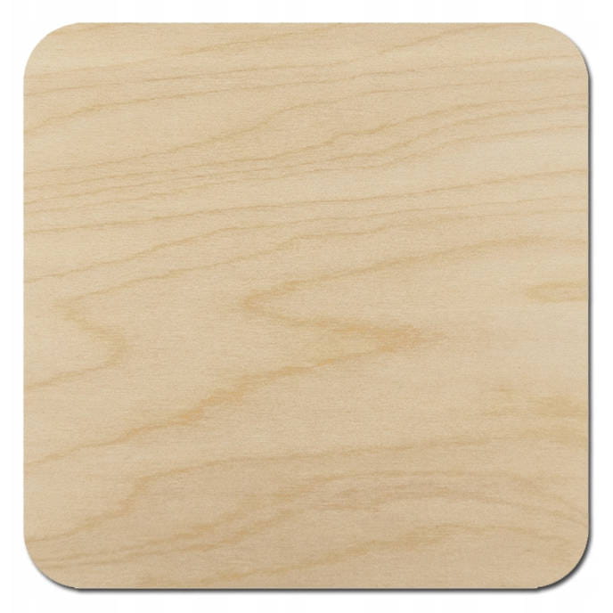Drewniana podkładka pod kubek 10x10cm - 10szt #2