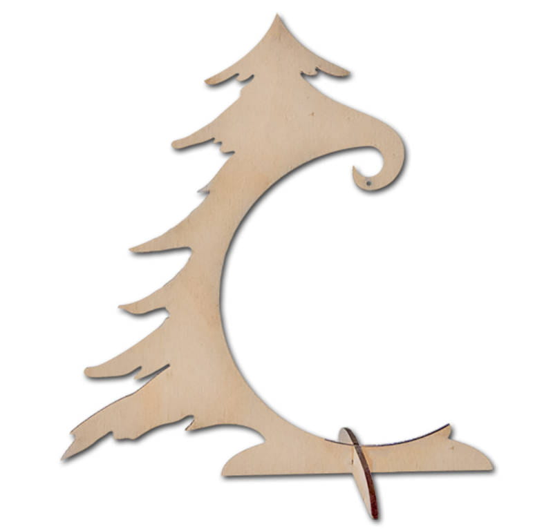 Drewniany stojak na bombkę kulę 20cm Decor #1