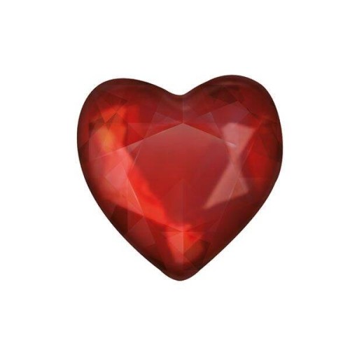 Kryształki samoprzylepne - Serca czerwone 364szt. #2