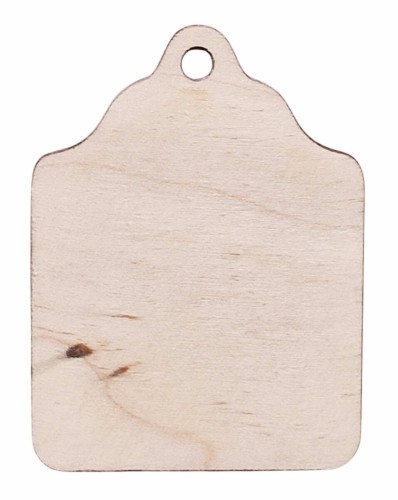 Drewniane zawieszki 20szt. - Bileciki do prezentów 4,5x6cm #2