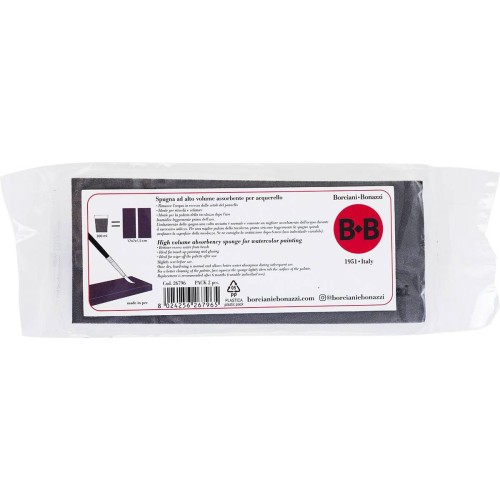 Gąbka do odsączania pędzli przy malowaniu akwarelami 2szt. #1