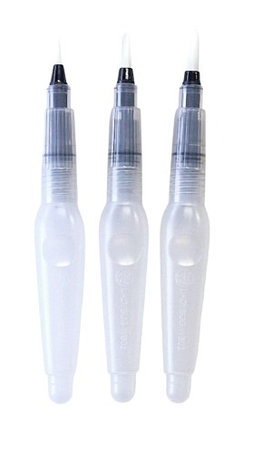 Zestaw 3 pędzli do napełnienia farbą - mały, średni, duży #2