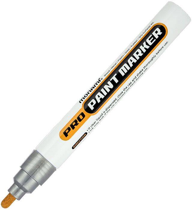 Marker olejowy ProPaint Monami 2mm srebrny #1