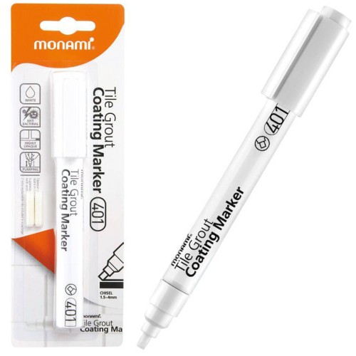 Marker specjalistyczny do fug Monami biały #1