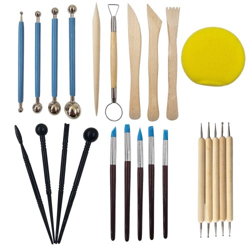 Zestaw narzędzi do modelowania i rzeźbienia gliny  #1