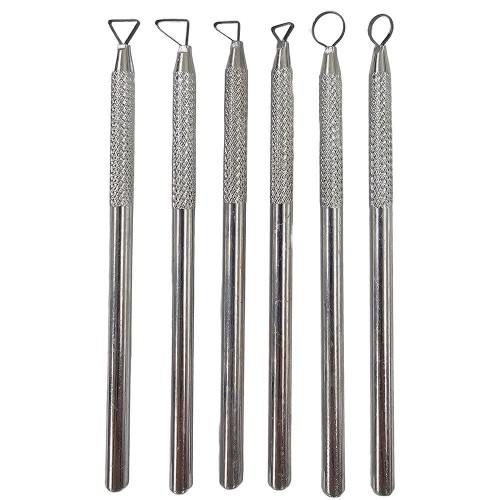 Zestaw metalowych narzędzi do modelowania - Loveart - 6 sztuk   #1