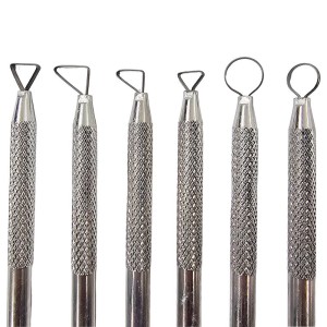 Zestaw metalowych narzędzi do modelowania - Loveart - 6 sztuk   #2