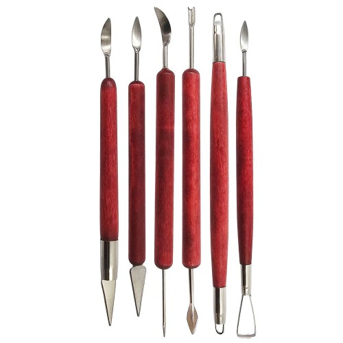 Zestaw narzędzi do modelowania gliny - 6 narzędzi  #1