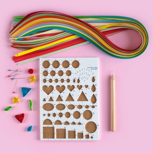 Szablon do quillingu 15x21cm wzory kształty #2