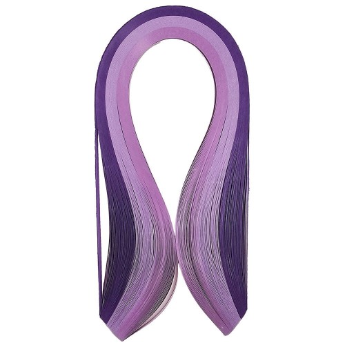 Paski do quillingu 3mm 120 szt - odcienie fioletu #1
