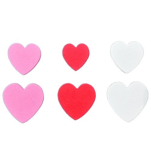 Naklejki z pianki - serca 40 szt. #2