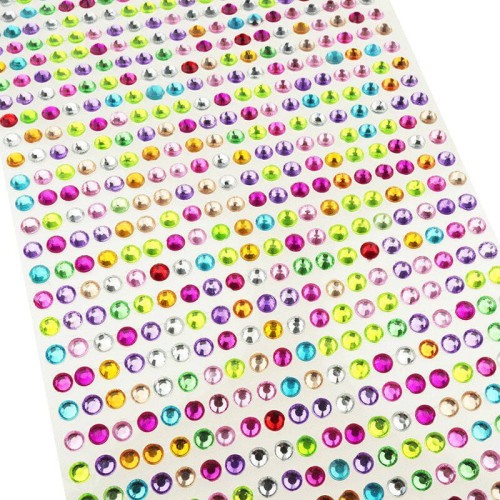 Kryształki samoprzylepne 3 mm  704szt #2