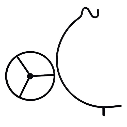 Metalowy stojak na bombkę, jajko - 27 cm #2