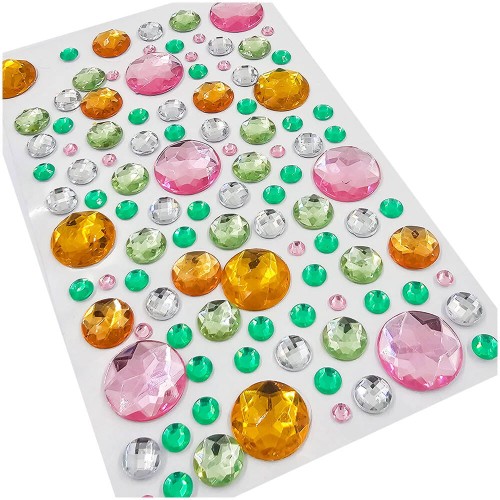 Kryształki samoprzylepne mix rozmiarów - ok. 100szt #1