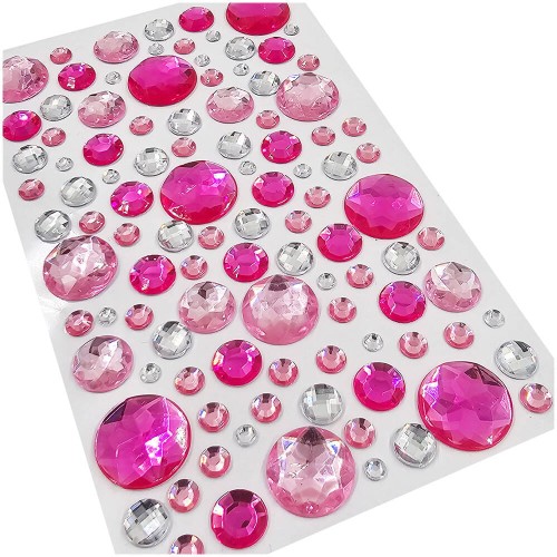 Kryształki samoprzylepne mix rozmiarów - ok. 100szt #1