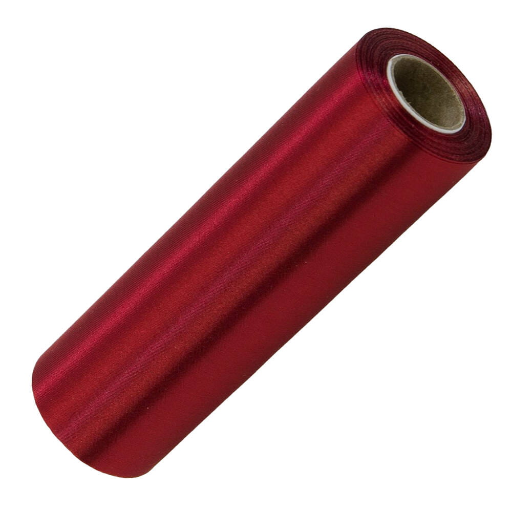 Wstążka satynowa do kokard 16cm - bordowa #1