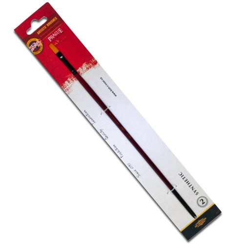 Pędzel płaski nylonowy Koh-I-Noor nr 2 #1