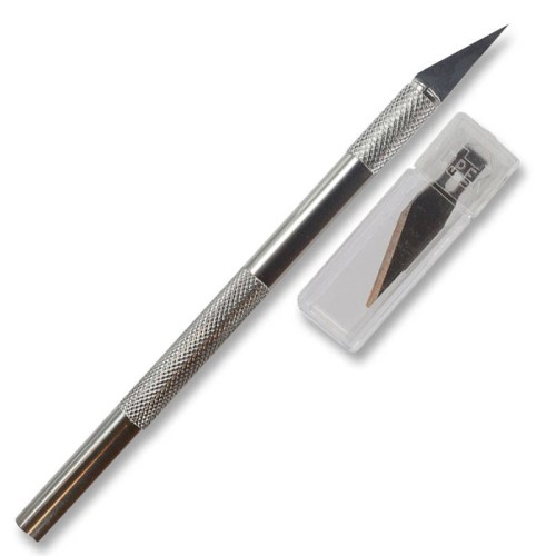 Nożyk z zapasowymi wkladami i linijką #2