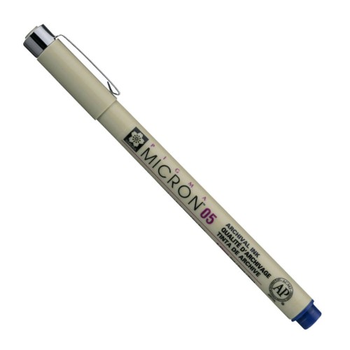 Cienkopis Pigma Micron 05 - Royal Blue 0,45mm - Sakura - niebieski #1