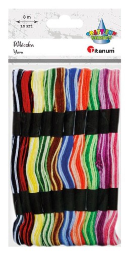 Włóczka mulina 10szt. 8m - dwukolorowa #2