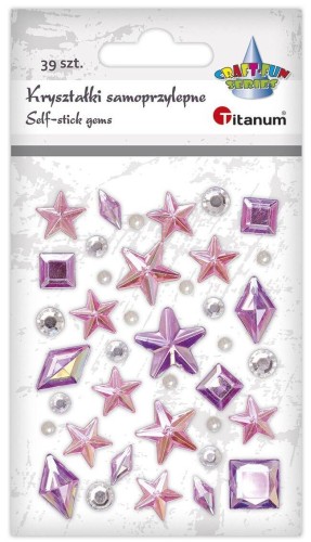 Kryształki samoprzylepne mix wzorów 39szt. #1