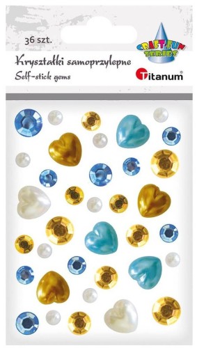 Kryształki samoprzylepne mix wzorów 36szt. #1
