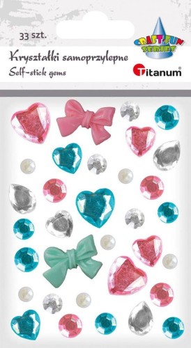 Kryształki samoprzylepne mix wzorów 27szt  #1