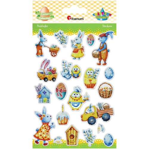 Naklejki wielkanocne mix 21szt #2