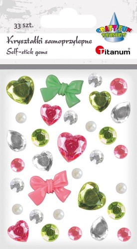 Kryształki samoprzylepne mix 27szt  #1