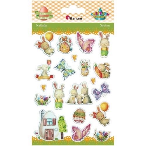 Naklejki wielkanocne mix 20szt #2