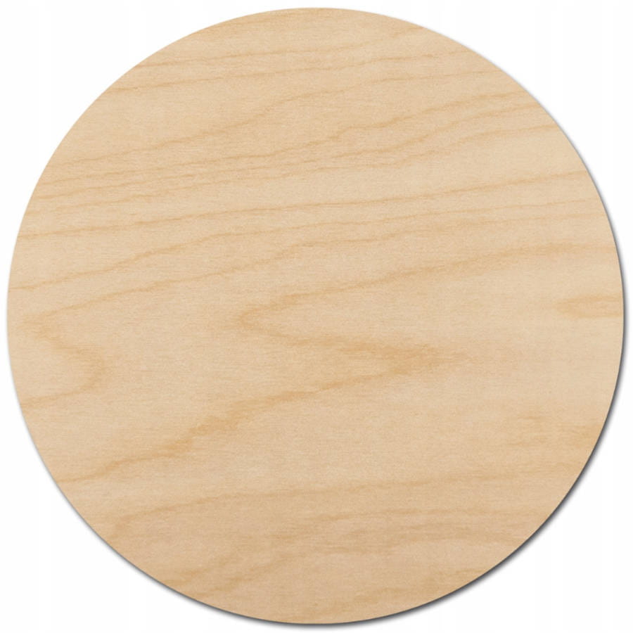 Drewniana podkładka koło pod talerz 28cm Decor #1