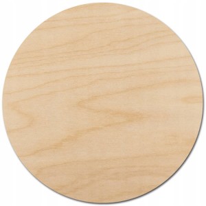 Drewniana podkładka koło pod talerz 28cm Decor #1