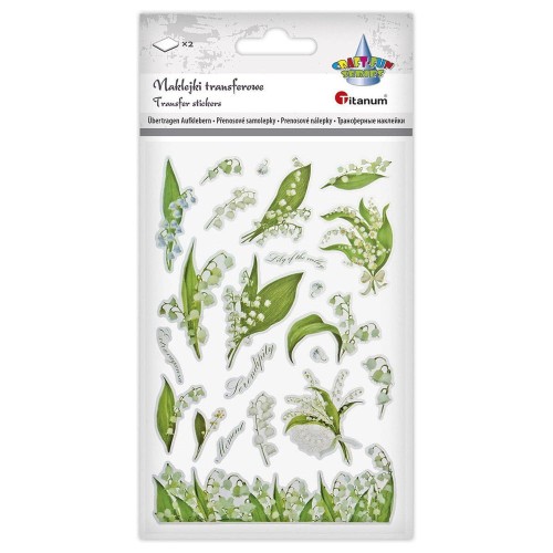 Naklejki transferowe wiosenne konwalie mix #2