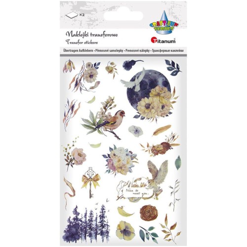 Naklejki transferowe mix wzorów #2