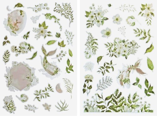 Naklejki transferowe mix wzorów #1