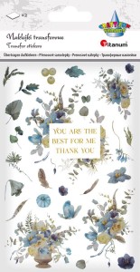 Naklejki transferowe kwiaty mix wzorów #2