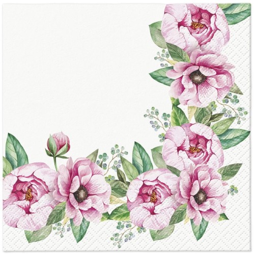 Serwetka do Decoupage 33x33cm - Floral Border #1