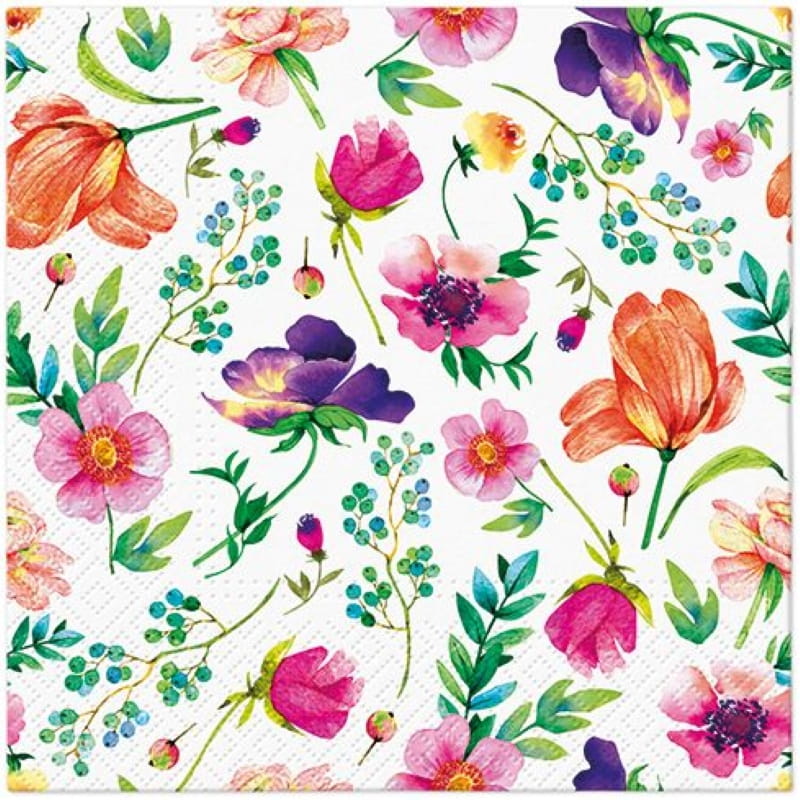 Serwetka do Decoupage 33x33cm - Flower Arrangement #1