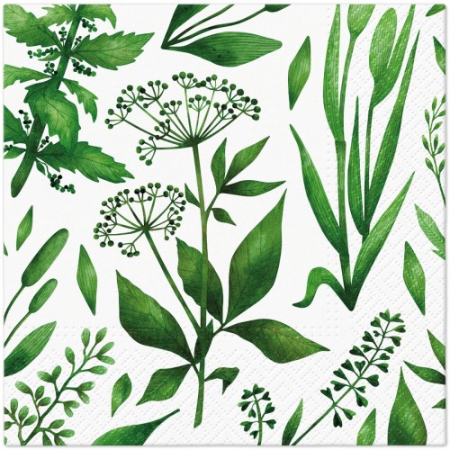 Serwetka do Decoupage 33x33cm - Green cocktail #1