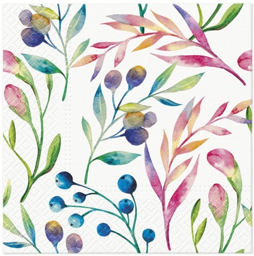 Serwetka do Decoupage 33x33cm - Multicolored Flowers #1