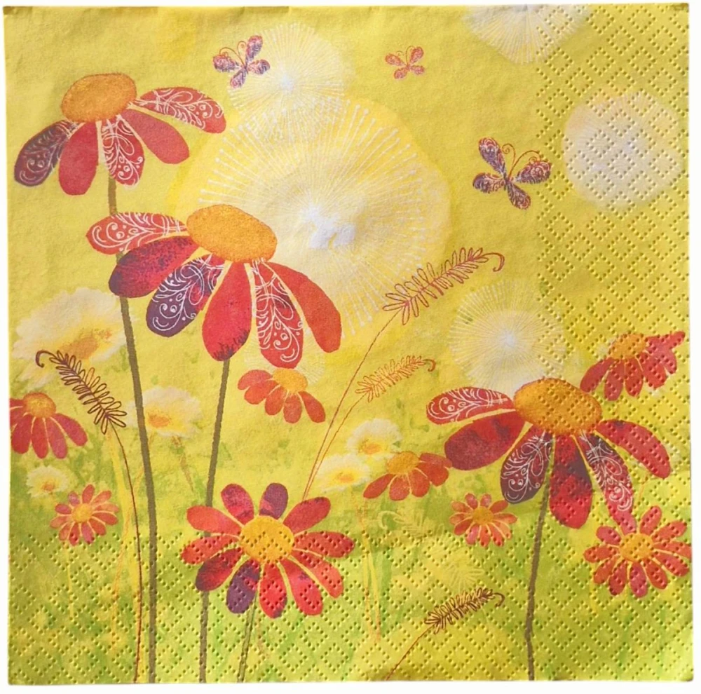 Serwetka do Decoupage 33x33cm - Wiosenne kwiaty #1