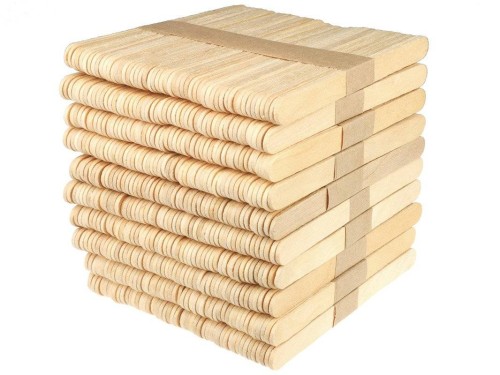 Patyczki kreatywne naturalne - Loveart 500szt #1