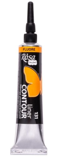 Farba akrylowa konturowa Rosa Talent 20ml Fluorescencyjna Pomarańczowa #1