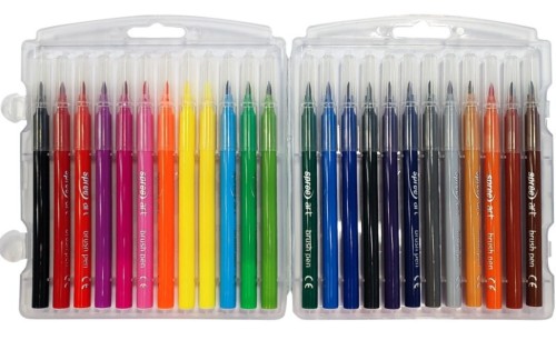 Flamastry pędzelkowe 24 kolory Koh-I-Noor #2