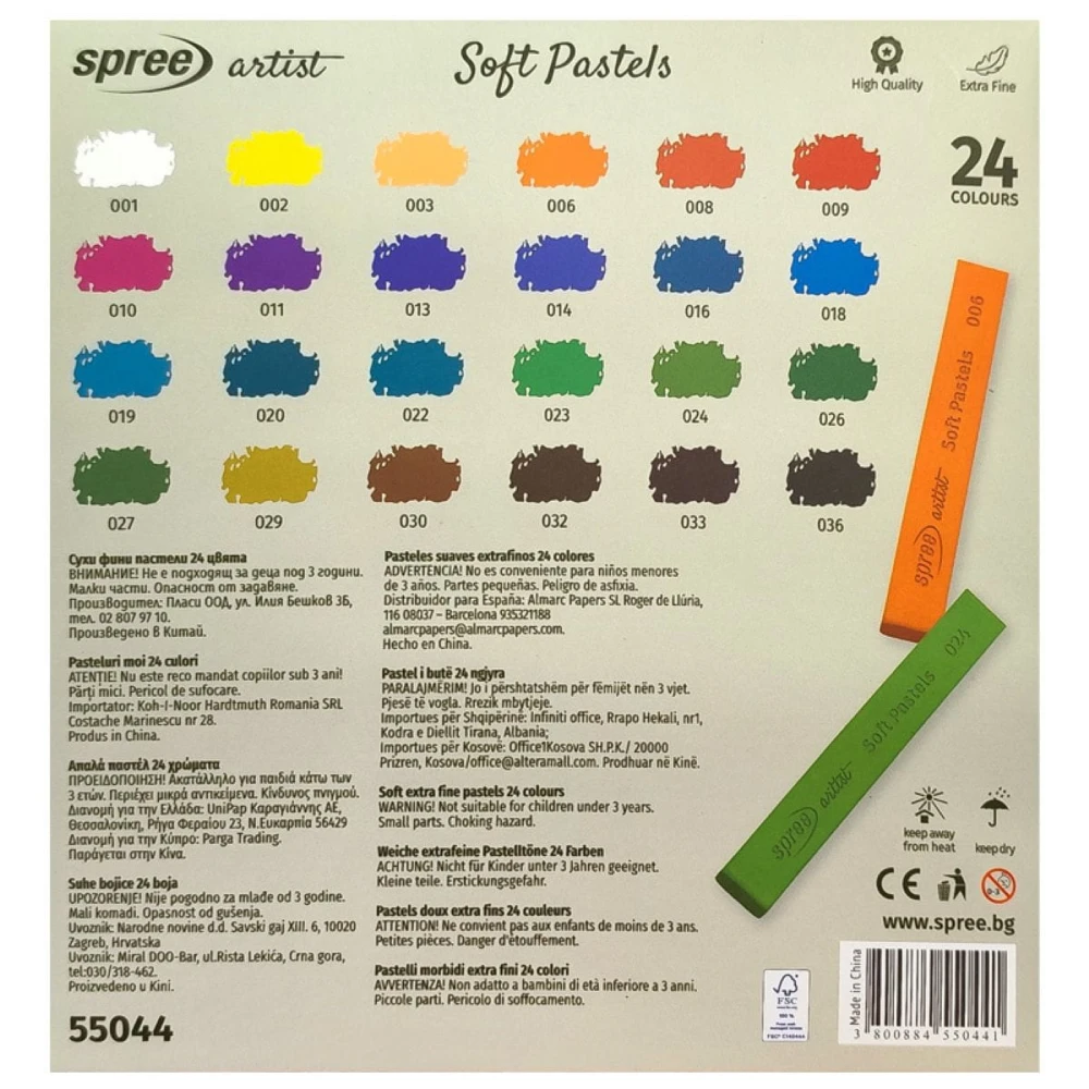 Pastele suche Koh-I-Noor Extra Fine zestaw 24 kolorów #3