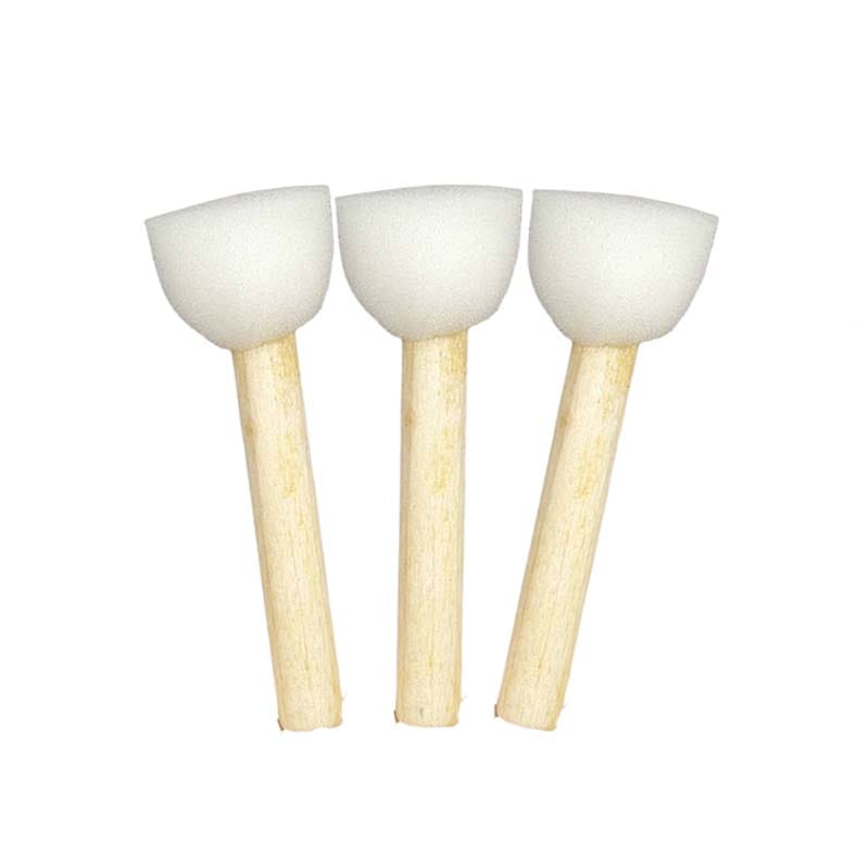 Pędzelek gąbkowy 30mm - 3szt #1