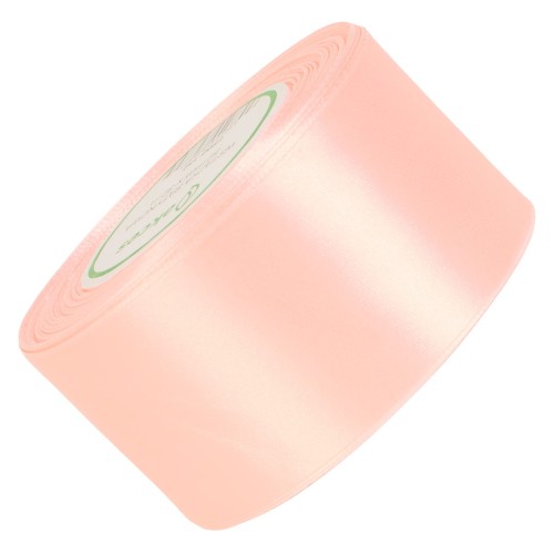 Wstążka satynowa różowa 50mm - 32m #1