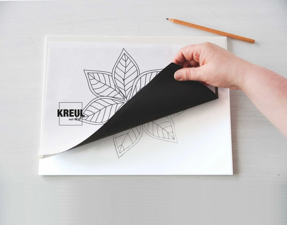 Grafitowy papier kopiujący na szkle i porcelanie - kalka A4 #4