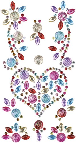 Kryształki samoprzylepne 10szt. MIX wzorów i rozmiarów #1